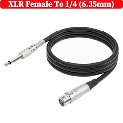 Premium Gold - Plated XLR Male to Dual 1/4 Mono Y Splitter Cable (1/2/3M) - 3M (XLR Female To 6.35)