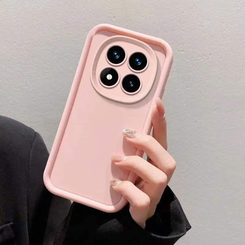 Solid Color Silicone Camera Lens Protective Back Cover