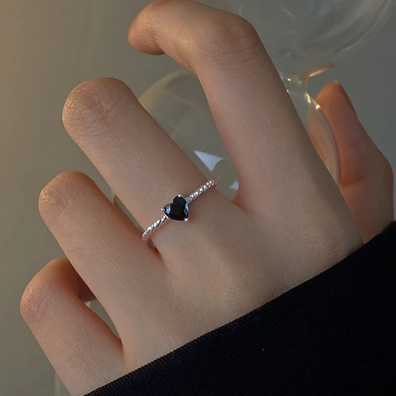PABBEU Anello Antistress Donna In Argento 925 Con Zirconi Cubici – Anello Fidget Girevole Regolabile Per Ansia