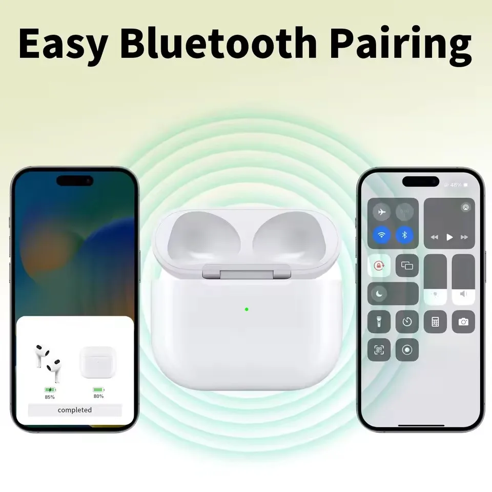 TWS Bluetooth 5.2 ENC Air Handsfree Pods True Wireless In Ear Earbuds Stereo Mini Headphones Earphones Headsets Pro Pods 3