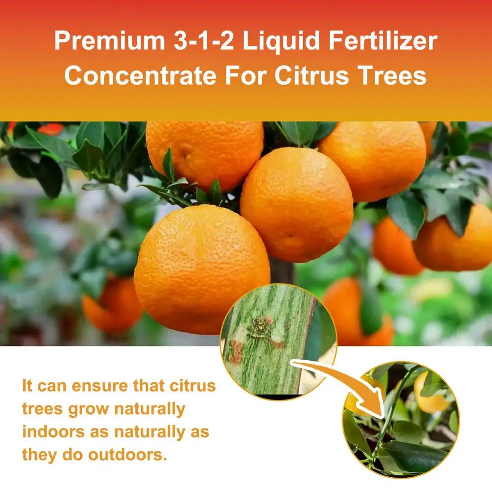 Description Picture 6 of itemCitrus Plant Fertilizer Fast Potting Rooting Plant Nutrient Lemon Trees Growth Enhancer 100ml Organic Food Plant Garden Supplies