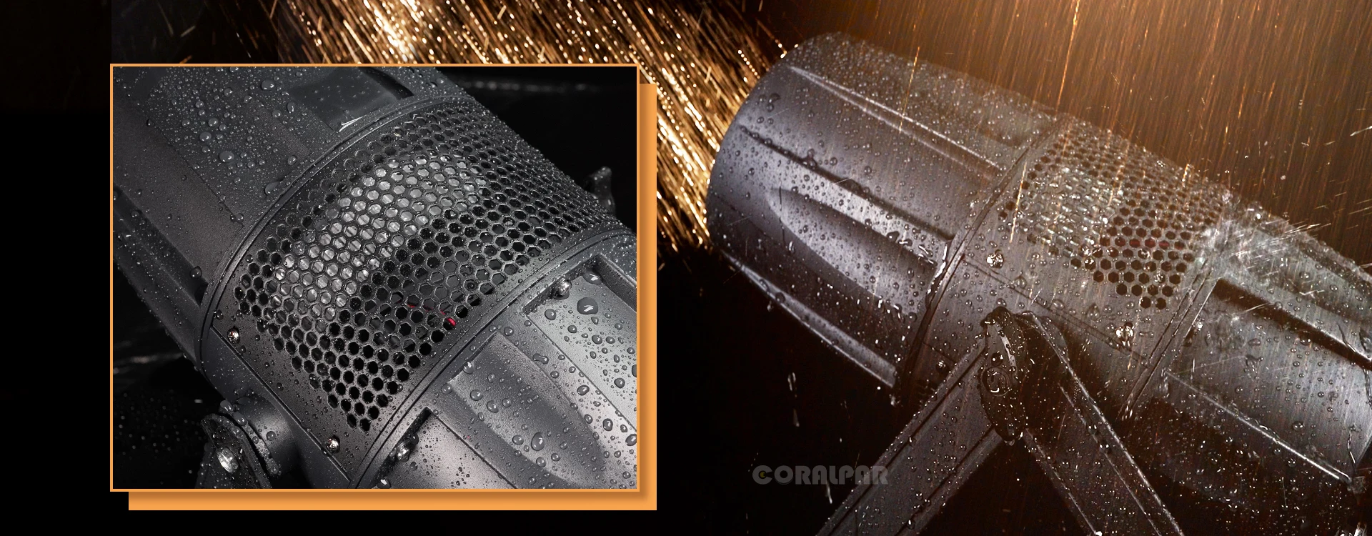 CORALPAR Schneller Versand, wasserdicht, IP65, LED-Zoom und Waschen, 300 W, COB-Par, warmweißes Licht für Disco, Hochzeit, Nachtclub, Theater, Bühne – Detail 13