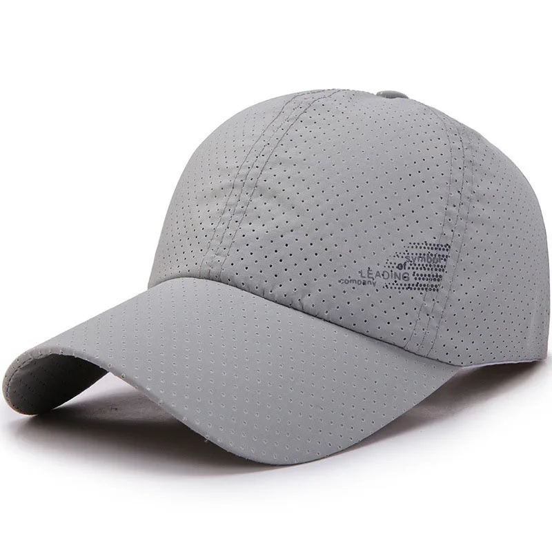 Quick Dry Baseball Cap Outdoor Sports Mesh Breathable Hat for Men Portable Hiking Fishing Sunbonnet Golf Adjustable Cap baseball cap baseball hats baseball caps sun cap
