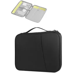 Waterproof Laptop Carrying Bag with Handle and Sleeve Cover - 15 - 16 inch (Black)