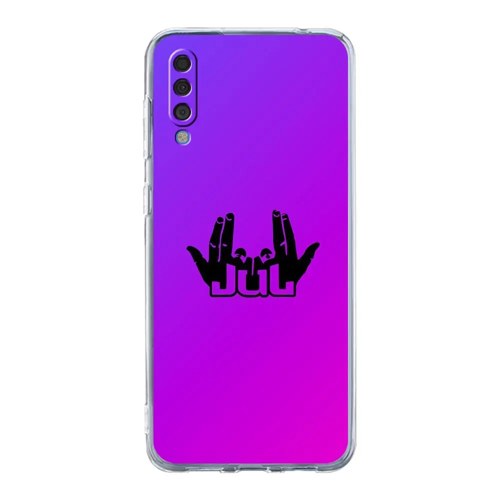 JuL Rapper Themed Clear Phone Case