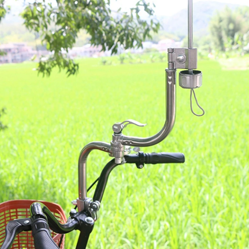 Umbrella Holder Thickened Multiused Connector Attachment 360 Adjustable For Bicycle umbrella holder