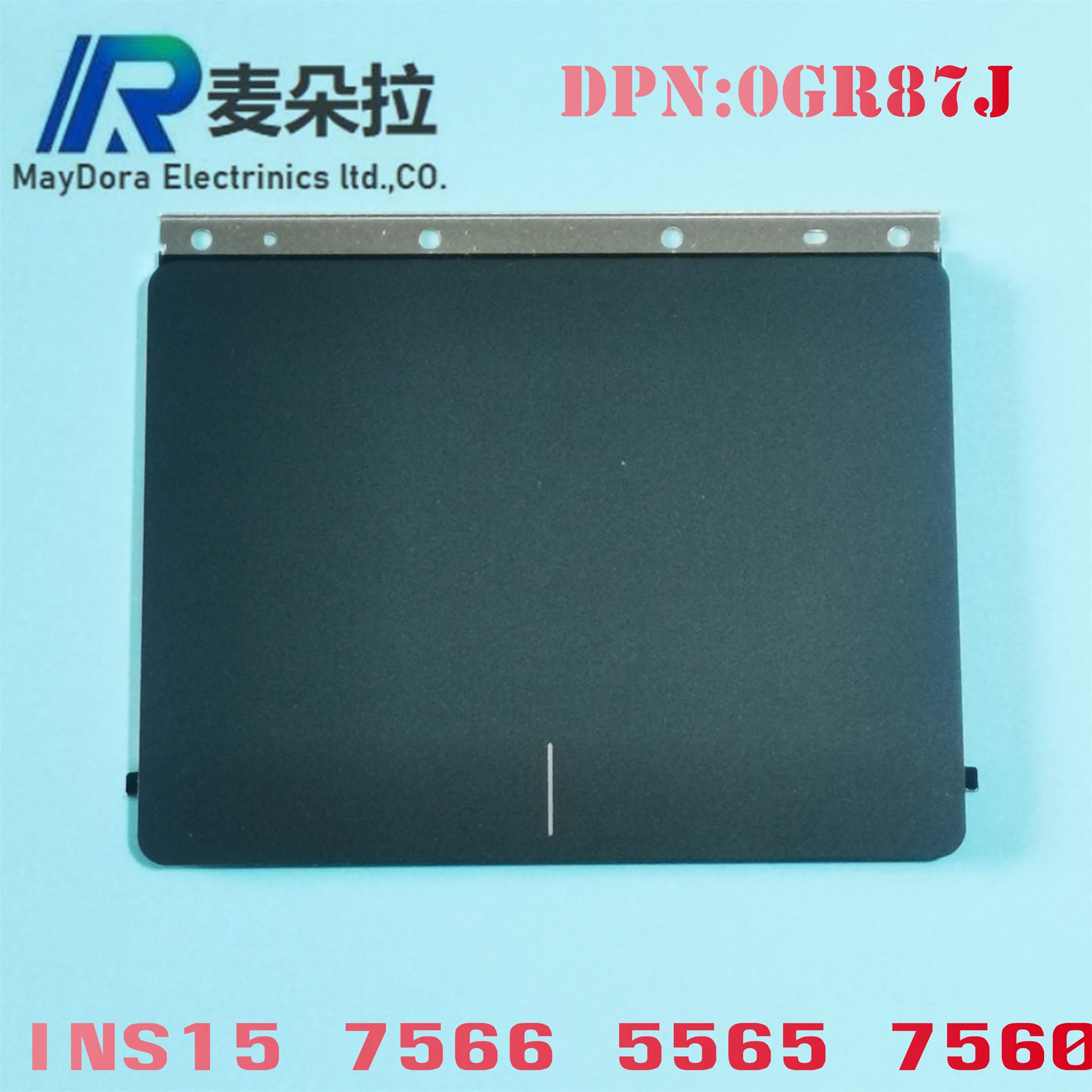 Laptop Touchpad for DELL INSPIRON15 5565 5567 5765 5767 7566 7567 7560 VOSTRO 5568 w/ stickbutton BLACK 0GR87J 0PYGCR
