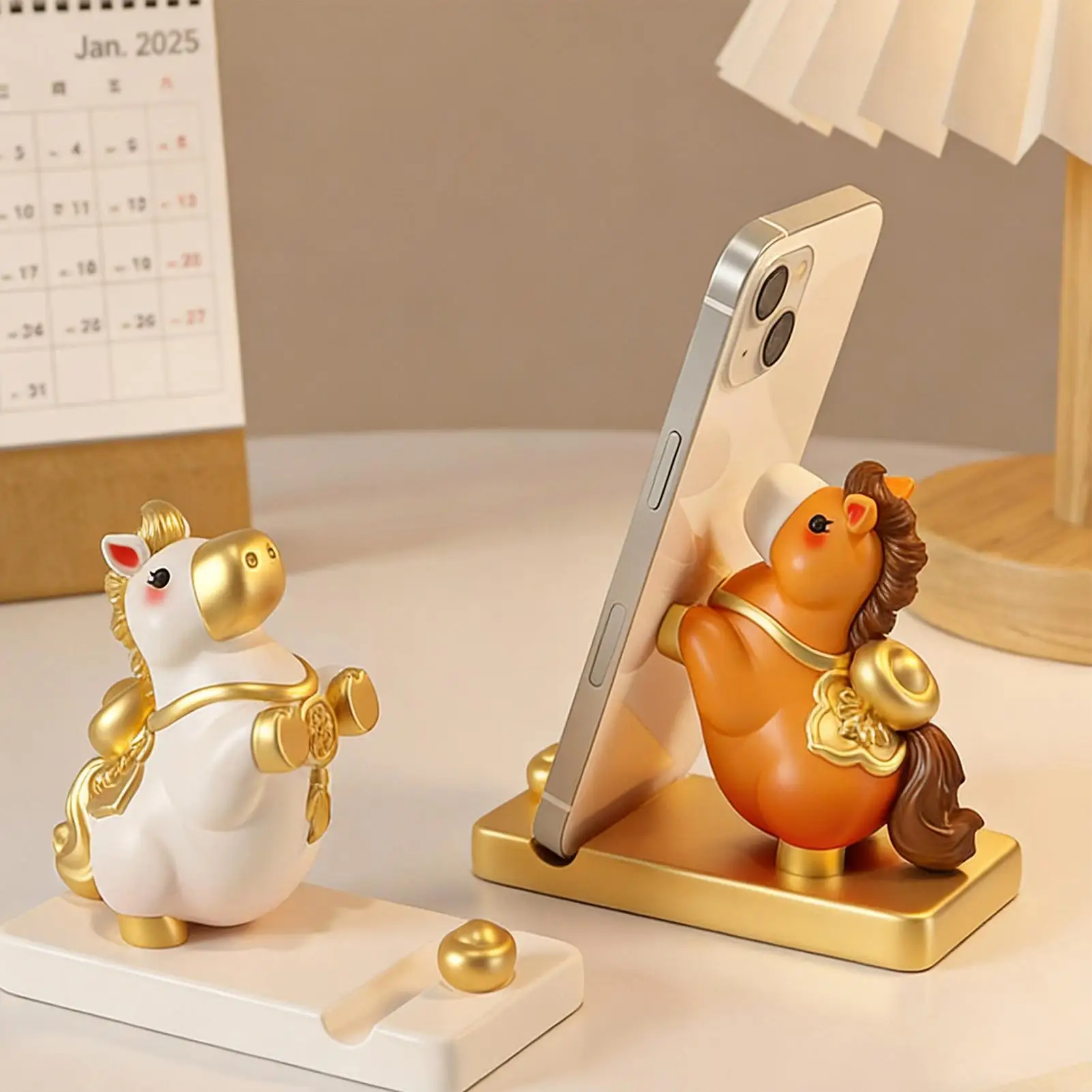 Charming Horse Design Phone Stand - Cute Decorative Holder