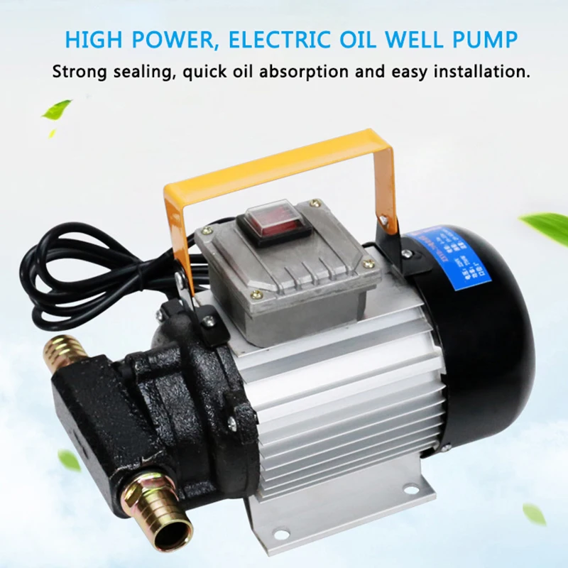 

220V 750W Electrical Self-priming Gear Oil/diesel Oil Transport Pump Oil Filling Machine 50-70L Hydraulic Oil Pumping Pump