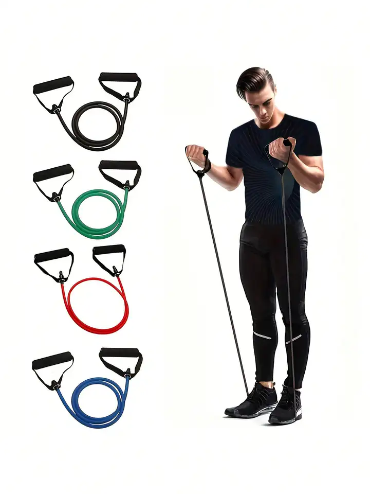 Adjustable Resistance Bands with Comfortable Handles