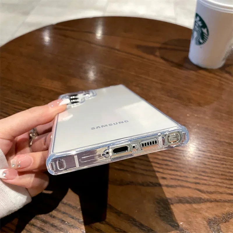Luxury Clear Shockproof Transparent Phone Case Cover