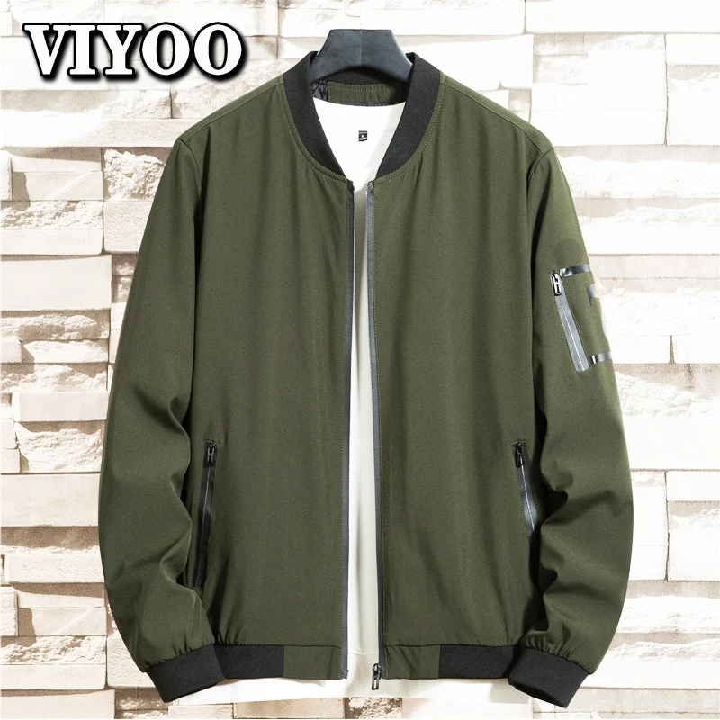 

Oversized Men's Spring Bomber Green Printed Male 6XL 8XL 9XL Tactical Retro Jacket Windbreaker Clothing Sweatshirts Coat For Men