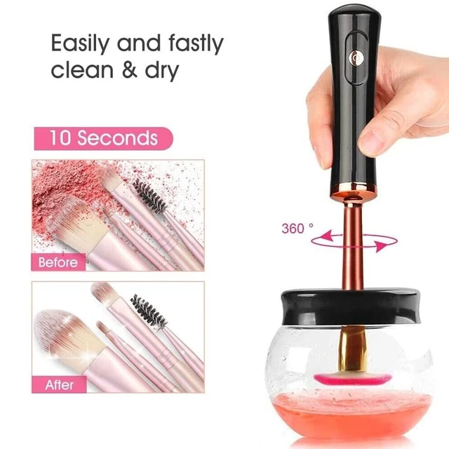 Pulitore automatico per pennelli Spinner Tools detergente per pennelli per  trucco e asciugatrice spazzole per trucco cosmetico elettrico lavaggio  pulizia - AliExpress