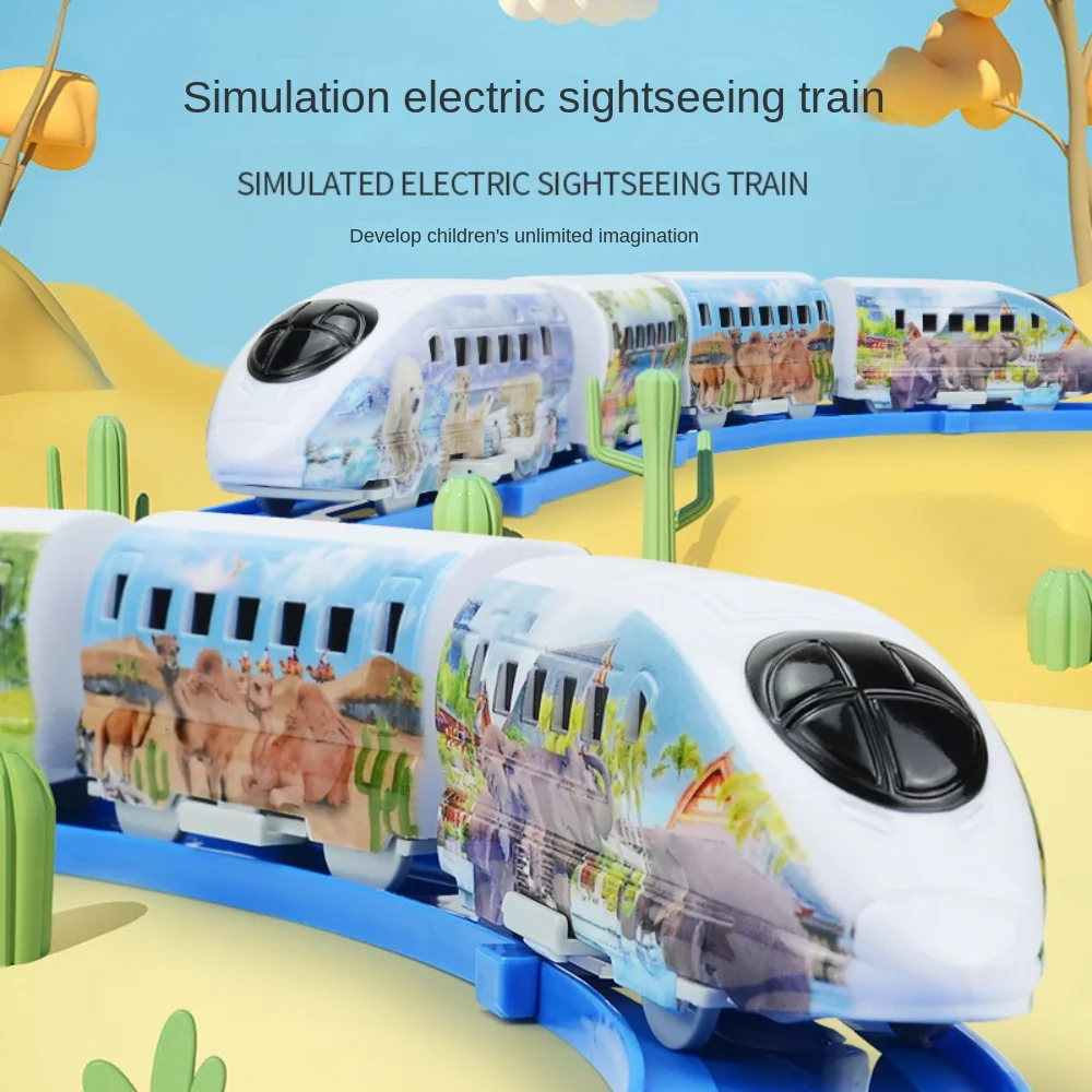 Voiture Électrique Pour Enfants Simulation De Piste De Train Petit Train  Électrique Train Cartoon Jouet, Livraison Gratuite Pour Les Nouveaux  Utilisateurs