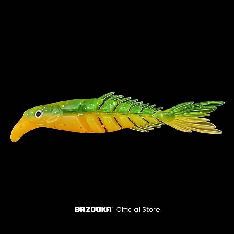 Bazooka Angelköder, weiches Silikon, Scherenschwanz, schwimmend, Leurre-Stärke, langsamend, sinkend, Swimbait, Bass, Hecht, Winterköder – Detail 10