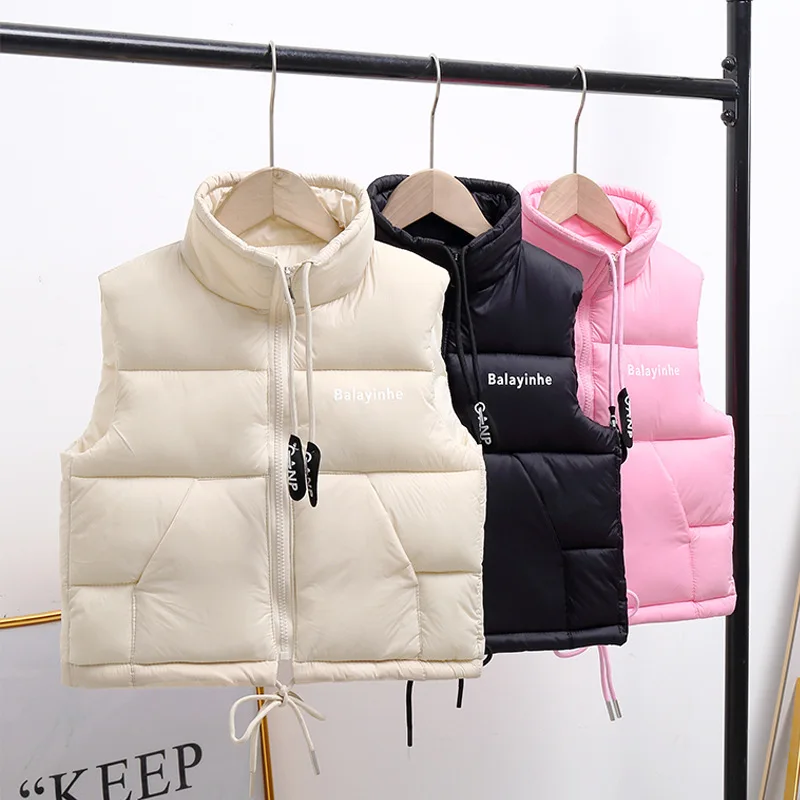 

Josaywin Vest for Children Boys Girls Baby Winter Vest Solid Coat Young Teenagers Kids Warm Sleeveless Vest Thick Jacket Coats