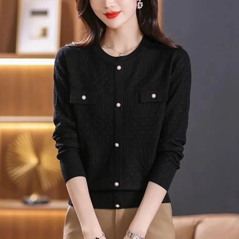 2023 Women Sweaters Autumn Winter Long Sleeve Pullovers Knitwears Warm Pullovers Korean Fashion Bottoming Shirts Slim Fit Jumper