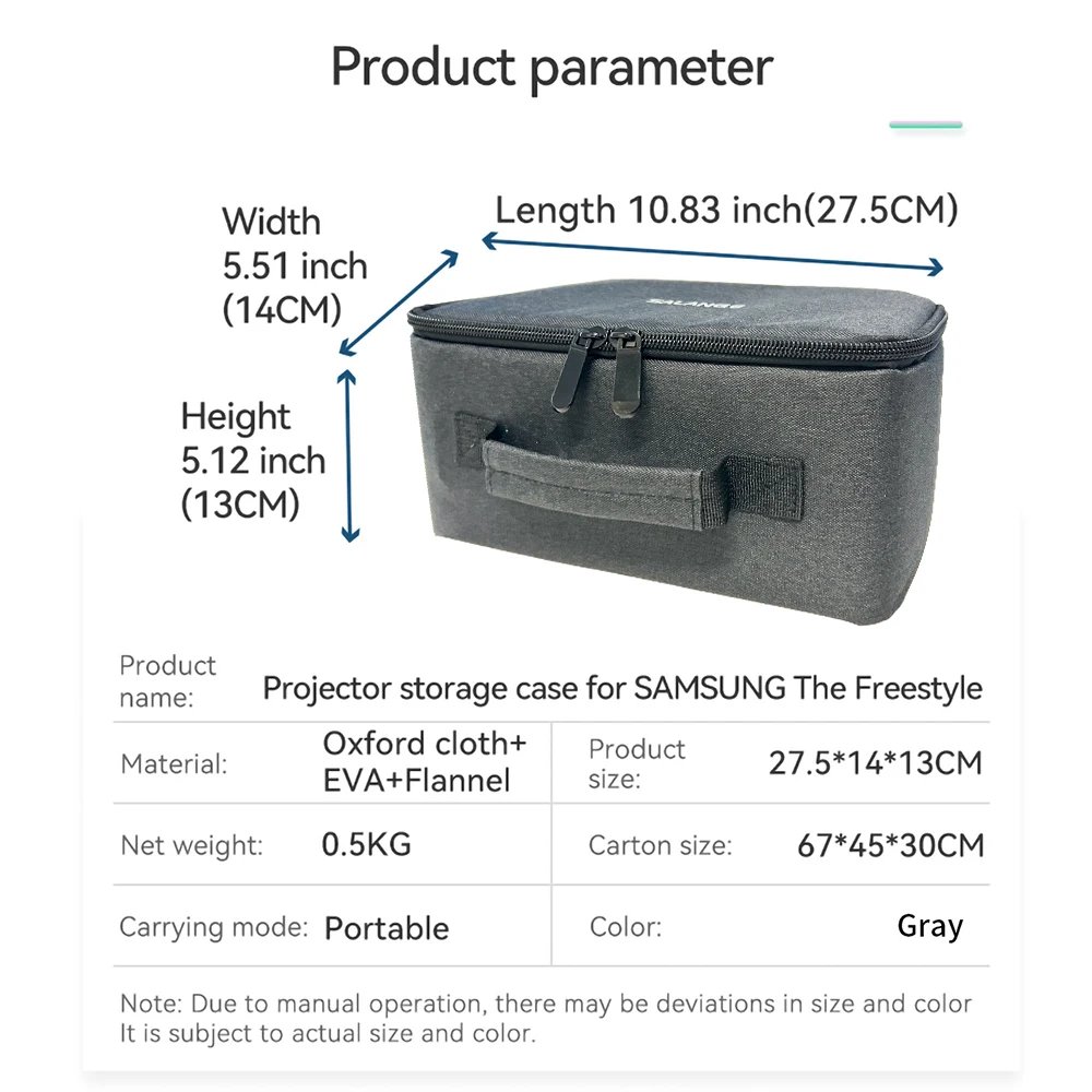 Projector case Salange HY320 Storage Travel Carry for HY320 Zipper Protector for HY300