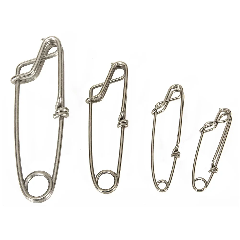 Premium Stainless Steel Longline Fishing Clips Corrosion-Resistant Snap Swivels Branch Hangers For Tuna Snapper Sharks Fishing fishing accessories fishing swivels