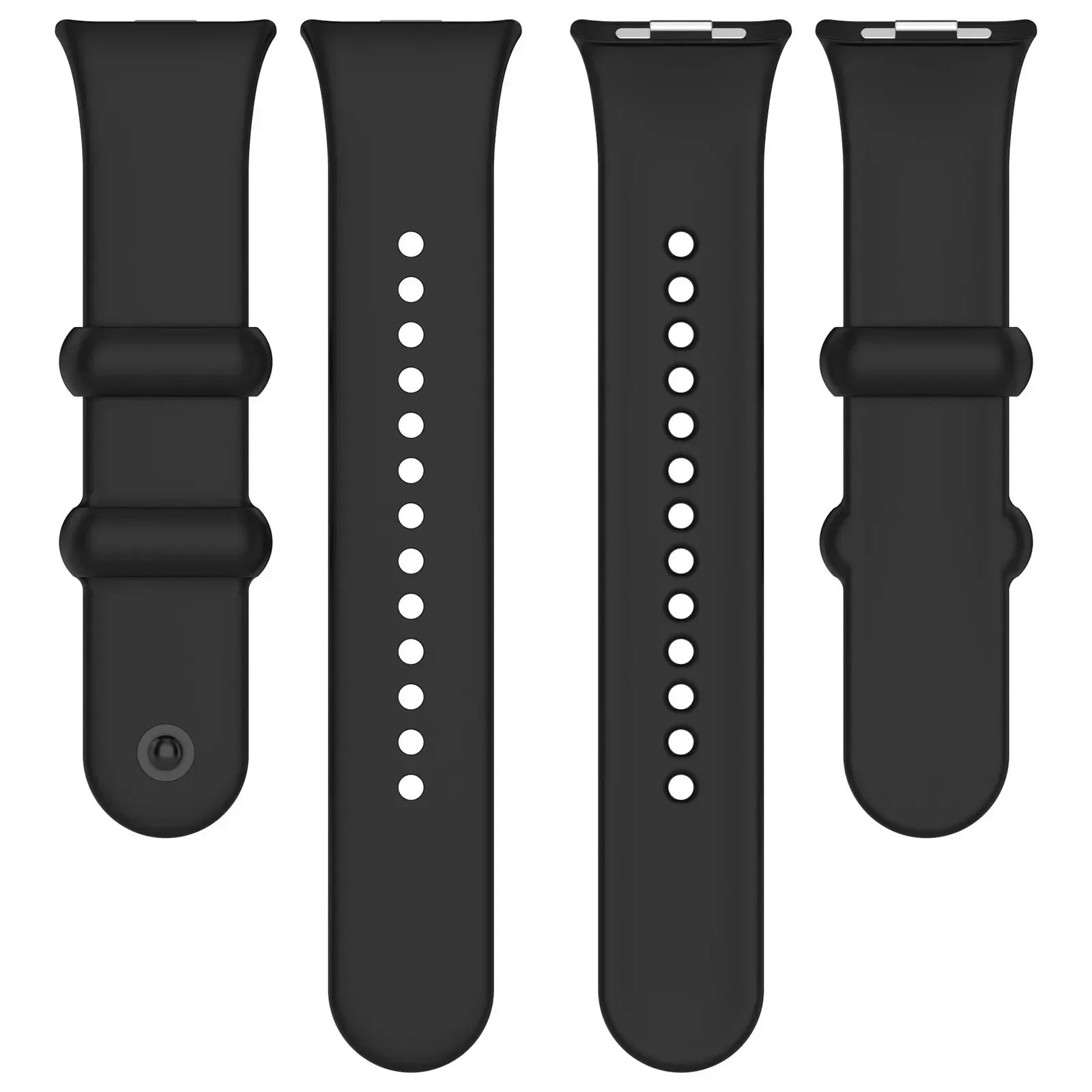 Silicone Sport Smartwatch Replacement Wristband - Adjustable Strap Bracelet Accessories