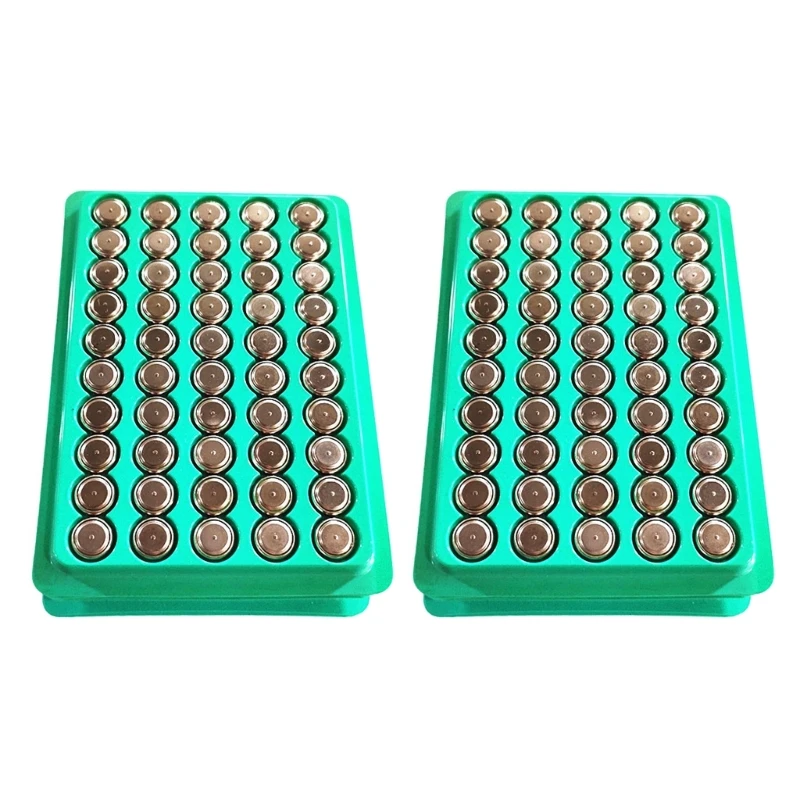 Confezione Da 50/100 Pile A Bottone Lr1130 Ag10 Batteria A Bottone Lettori Mp3 Orologio Giocattolo