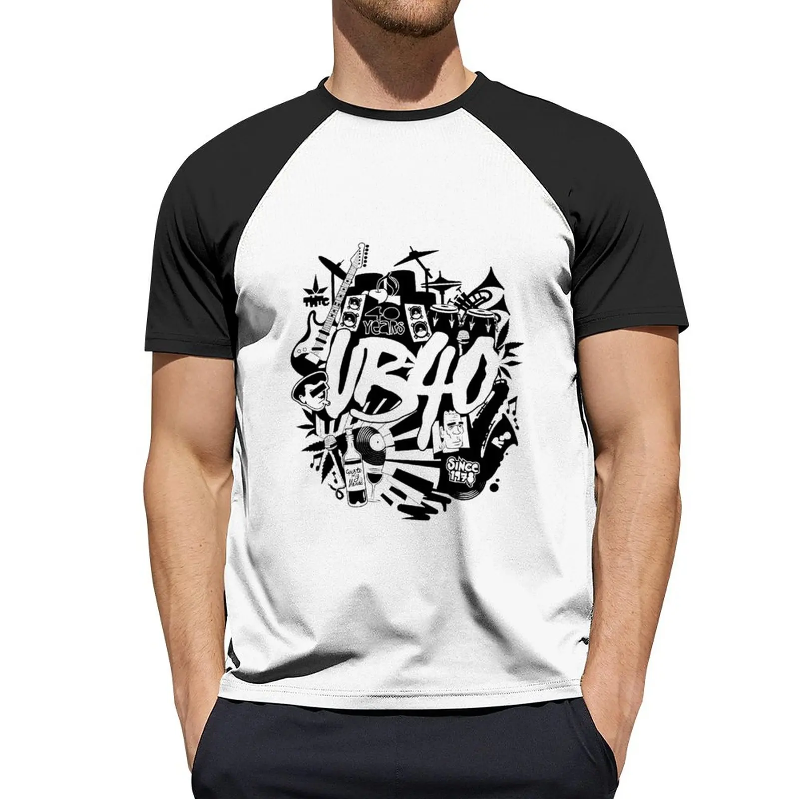 

UB40 футболка с рисунком для мужчин