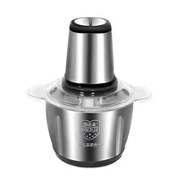 2 Speed Stainless steel Electric Chopper Meat Grinder Mincer Food Processor Slicer Meat Cutter  Food Chopper Electric 1