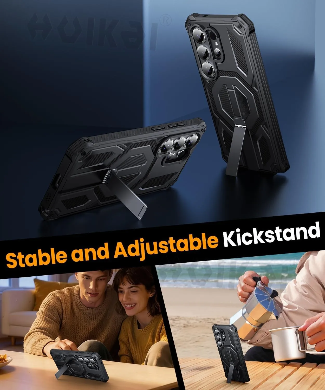 Enhanced Magnetic Shockproof Protective Case - Military Grade Protection