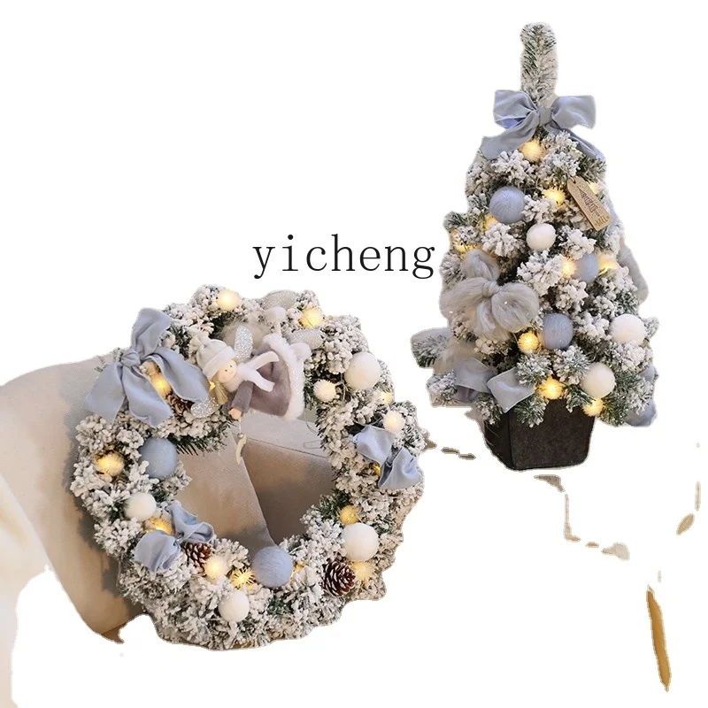 

XL Flocking Christmas Tree Wool Felt Mini Decoration DIY Material Package Desktop Counter
