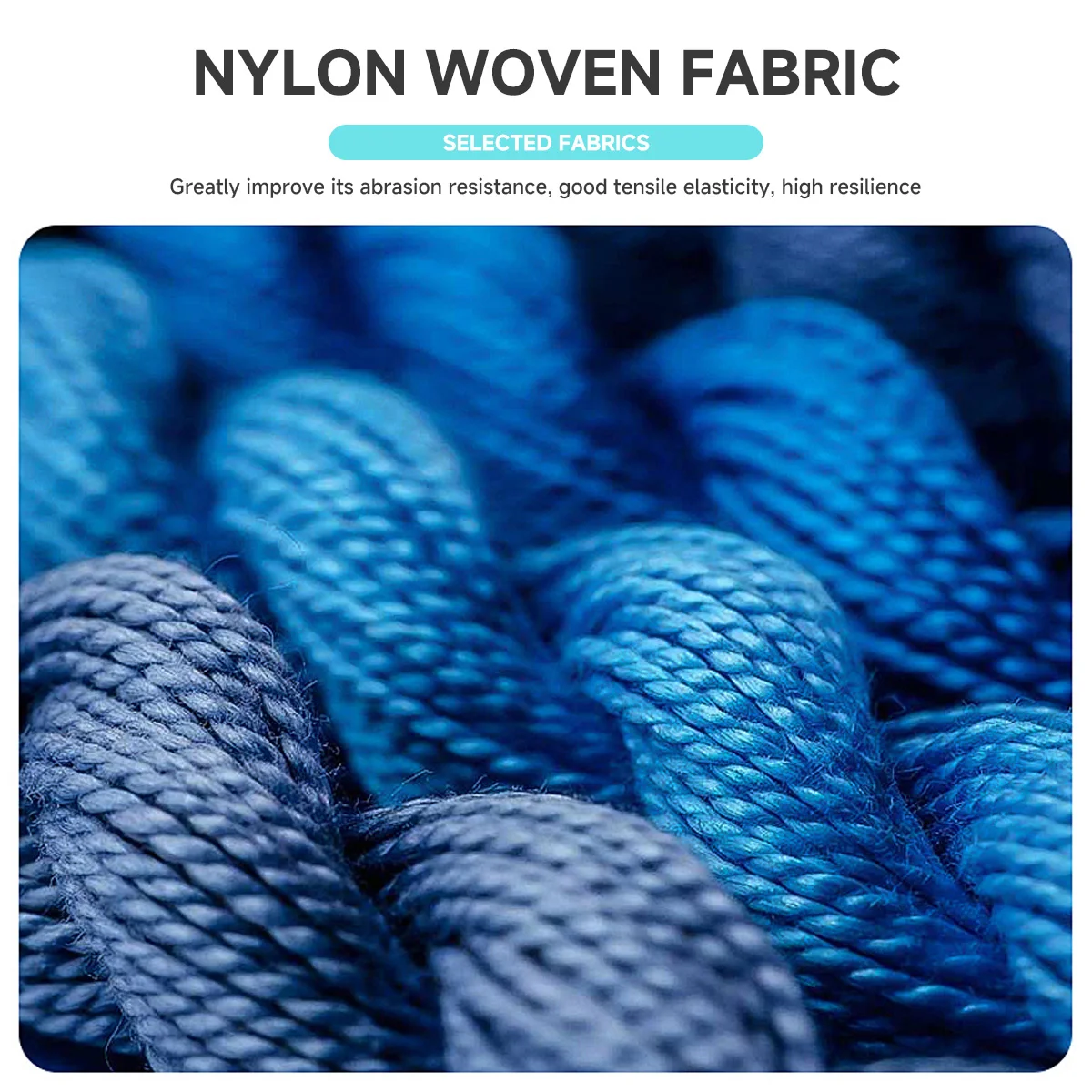Nylon Braided Loop Strap with Parachute Buckle Bracelet Band