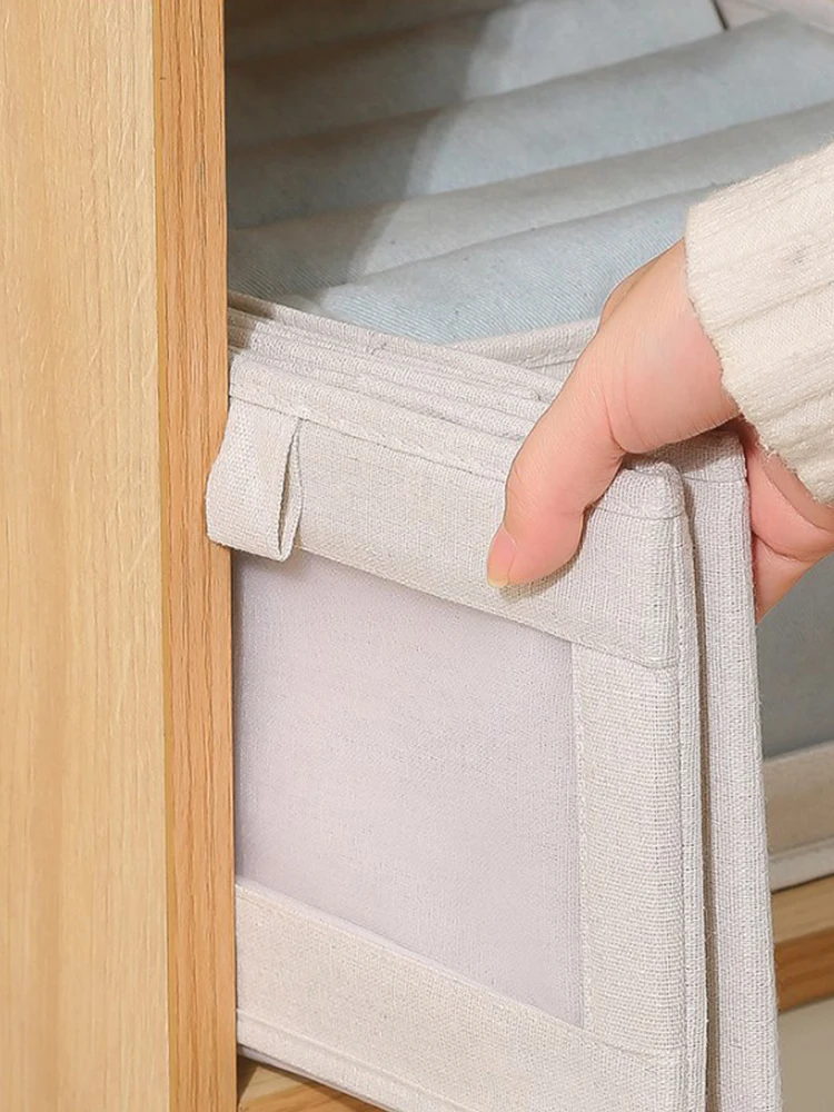 Description Picture 4 of itemPants Storage Box For 1pc Household High-capacity Organizing Wardrobe Storage Box, Underwear Storage Tool, Drawer Style
