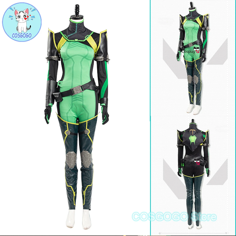 

[CUSTOMIZED] Game Valorantcos Viper Cosplay Costume Halloween Outfits Role-playing Shoes Clothing