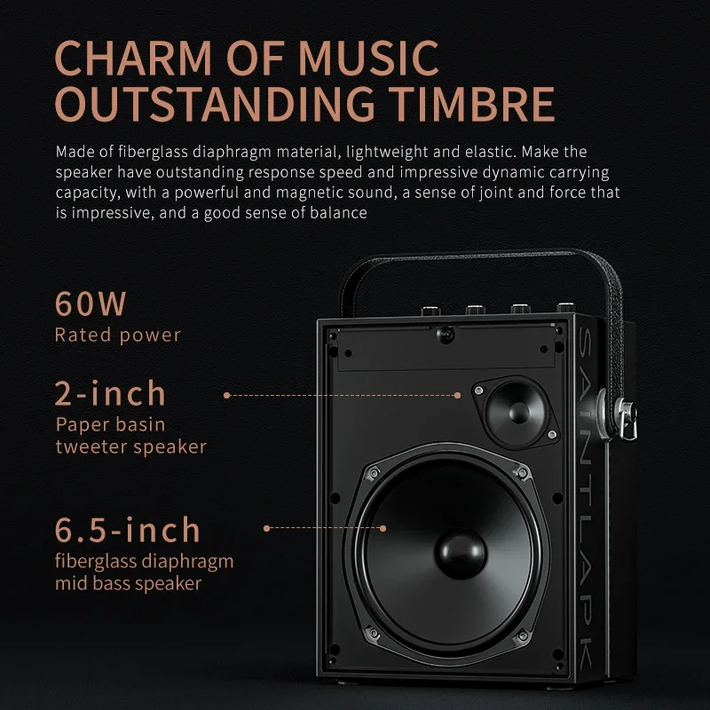 New Outdoor Indoor Karaoke Machine 60W Loudspeaker Music Player Portable Speaker Two Microphones for teaching conference guide 6 New Outdoor Indoor Karaoke Machine 60W Loudspeaker Music Player Portable Speaker Two Microphones for teaching conference guide 6