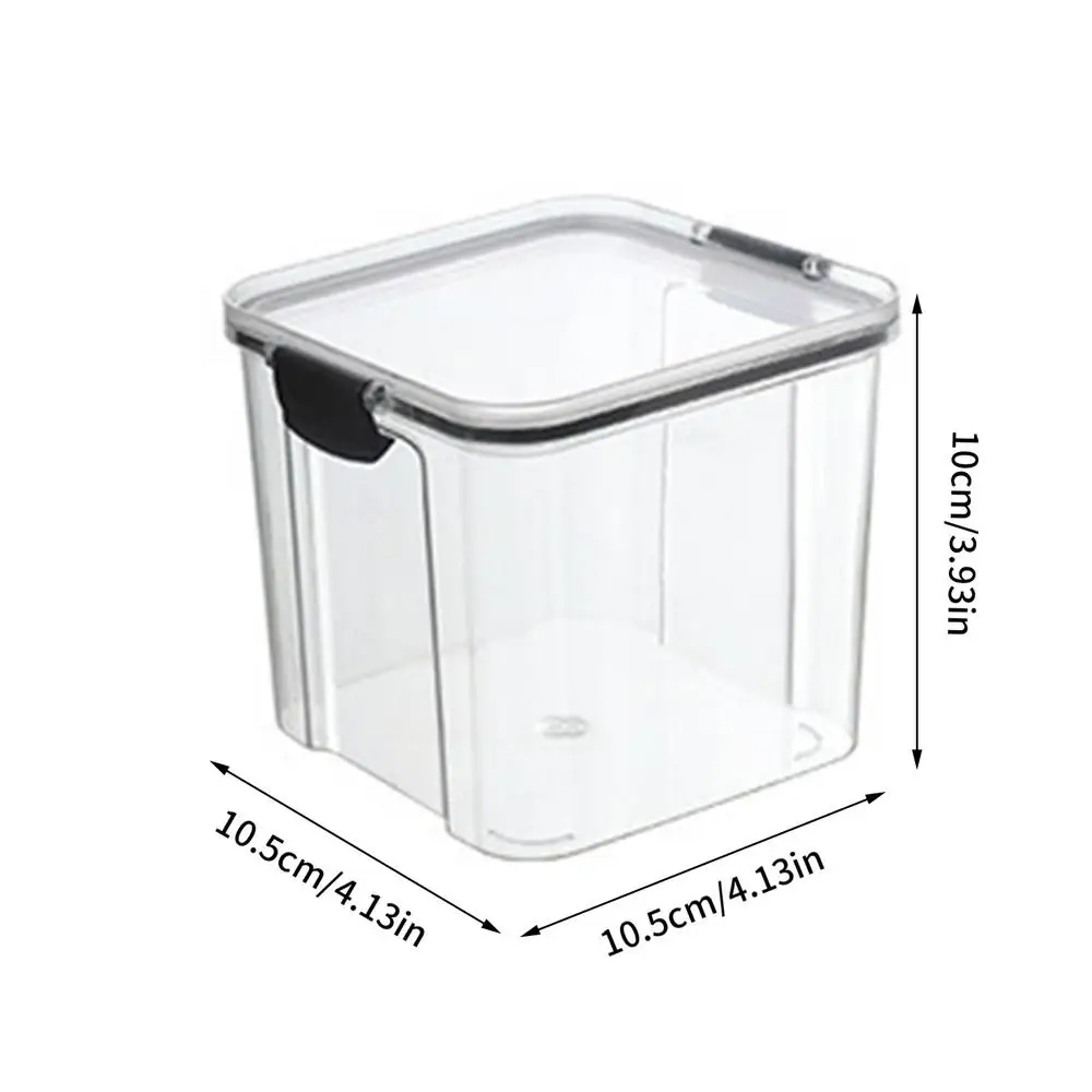 1Pc Clear Food Storage Box Food Storage Container Sealed Rice Storage  Moisture Proof Household Food Box For Oatmeal Grain Cereal - AliExpress