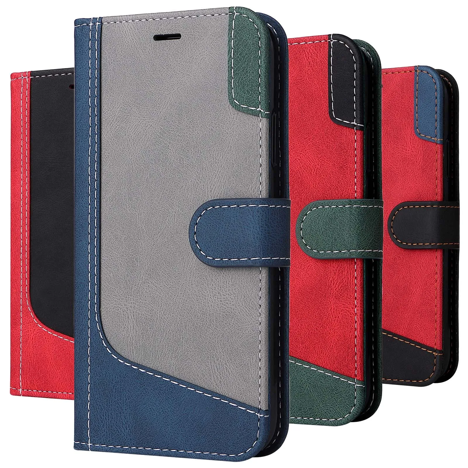

Flip Wallet With Card Slots Case For Samsung Galaxy A10 A20 A30 A50 A70 A51 A12 A22 A32 A52 A13 A23 A33 A53 A73 PU Leather Cover