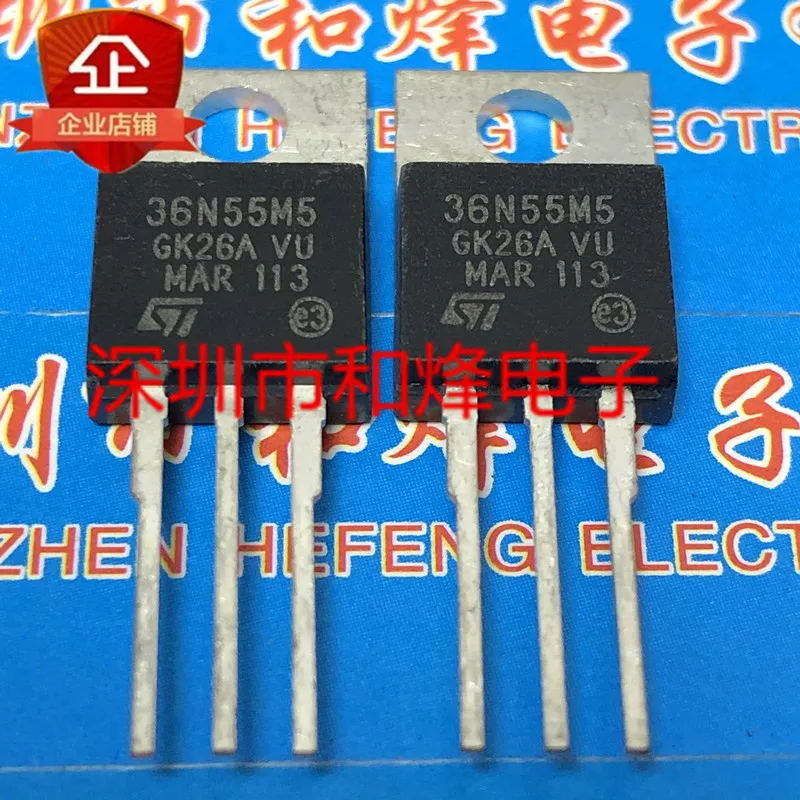 

5PCS-10PCS 36N55M5 STP36N55M5 TO-220 550V 33A New And Original On Stock