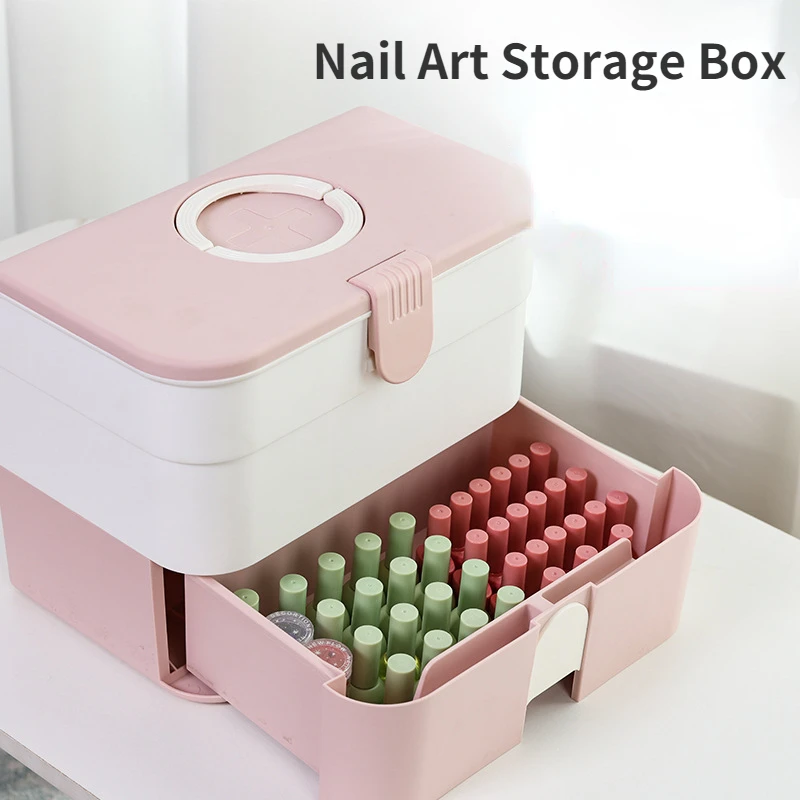 Gel Nail Tools Storage Box Brush Nail Polish Phototherapy Machine