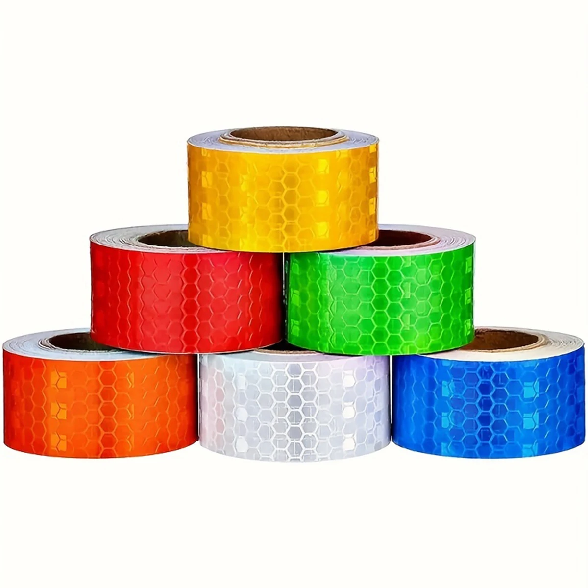 5cm*6M Car reflective tape body sticker safety warning tape trailer waterproof helmet bicycle sticker adhesive tape waterproof tape automotive protective tape self adhesive sticker