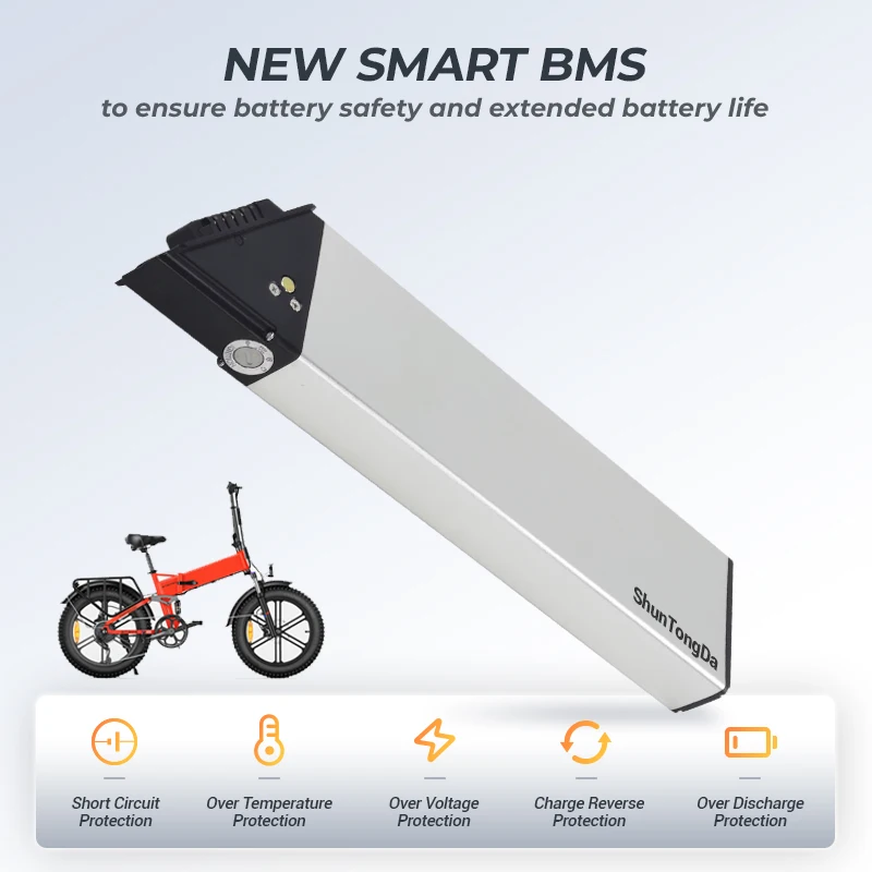 USA Stock Folding Ebike Battery 48V 14Ah Long-Range Battery for E-lectric Bicycle XP Step-thru 1.0 2.0 3.0 Ebike batteries