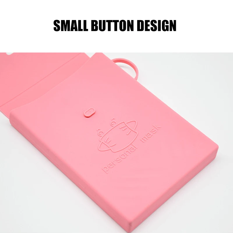 Silicone Mask Storage Bag Multi-Function Waterproof And Dustproof Easy To Carry Storage Clip