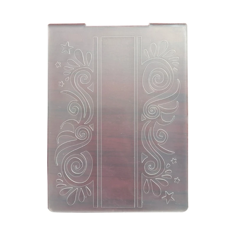 

Embossing Folders Plastic Template Flower Pattern for DIY Paper Art Crafts