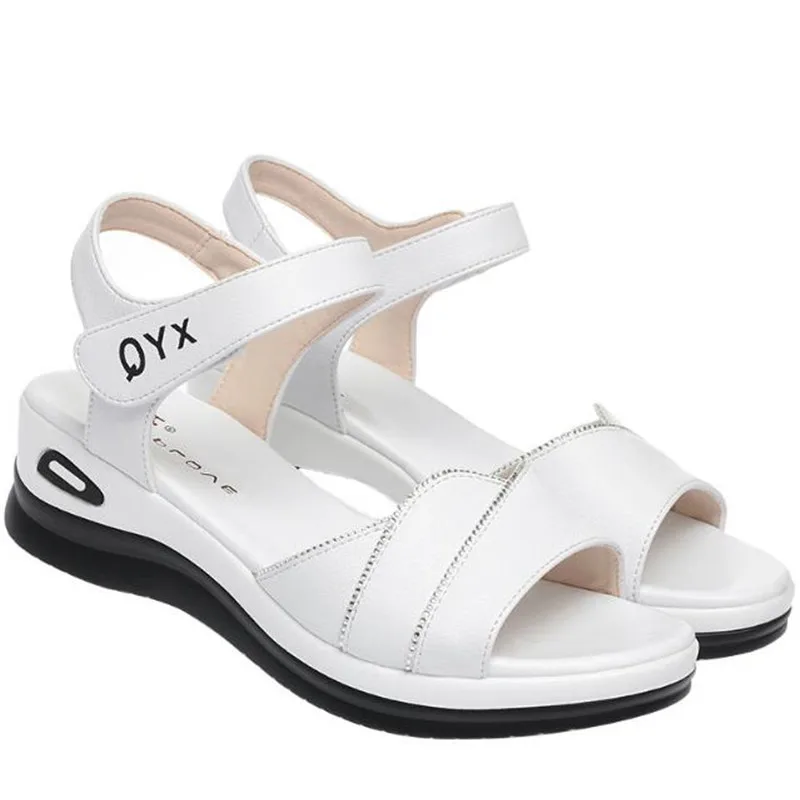 【関税&送料込】Mou Sandals White White Mountain Grades Toe Loop Youth Girls' (13-5) Footbed