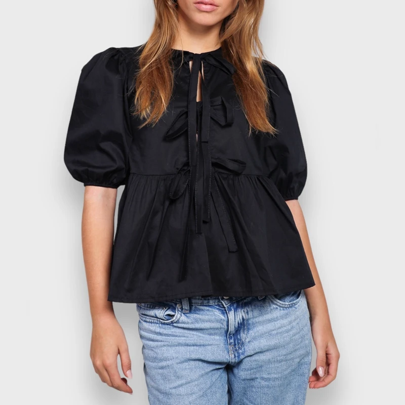 Ophelia Blouse Black