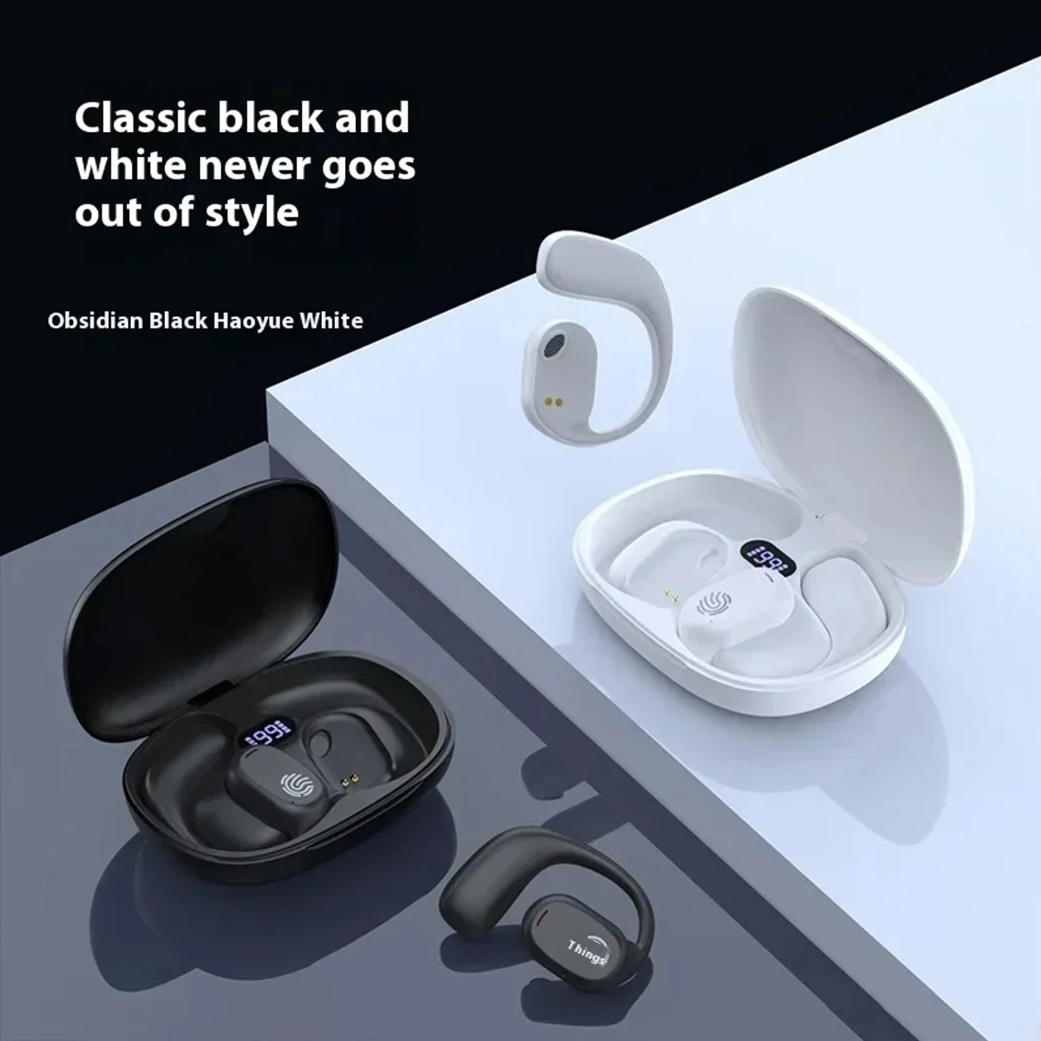 BOSE&OG Bone Conduction Earphones Sports Bluetooth 5.3 Wireless Earbuds HiFi 9D Stereo Waterproof TWS Touch Control Noise Cancel