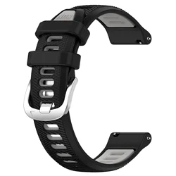 Versatile 18mm Silicone Watch Band in Vibrant Colors - 18mm (4 balck grey)