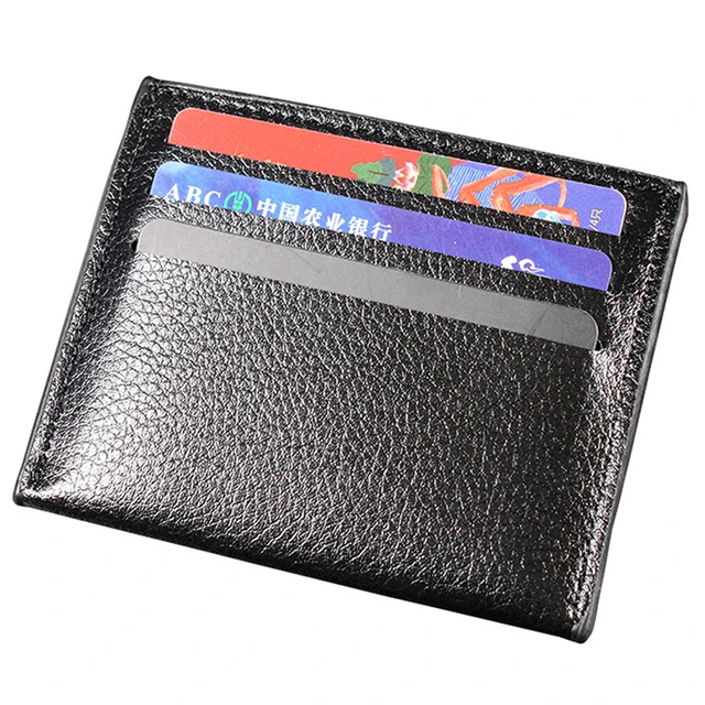 Women Pu Leather ID Card Holder Multi Slot Slim Card Case Wallet Candy  Color Bank Credit Card Box Women Men Business Card Cover - AliExpress