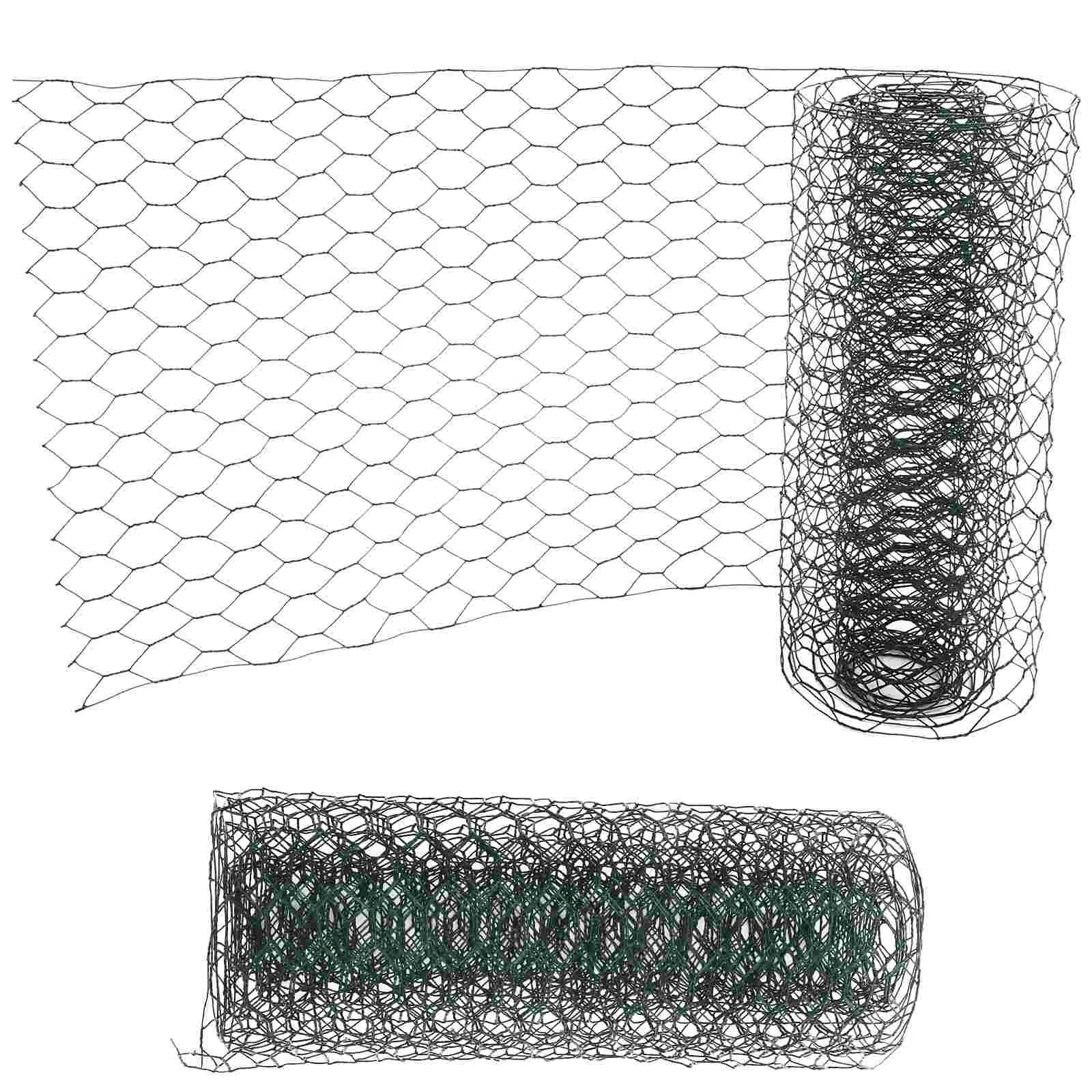 Green Iron Chicken Wire Floral Arrangements Plant Cages Garden Supplies Craft Material Wire Mesh Netting Bouquet Design