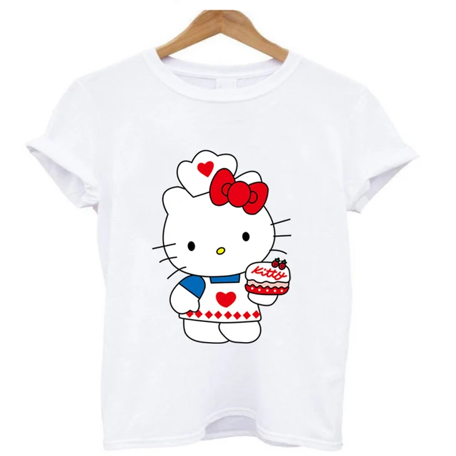 Hello Kitty Patch DIY Thermal Stickers T-Shirts Clothing Iron on Transfer  Patches Heat Transfer stickers