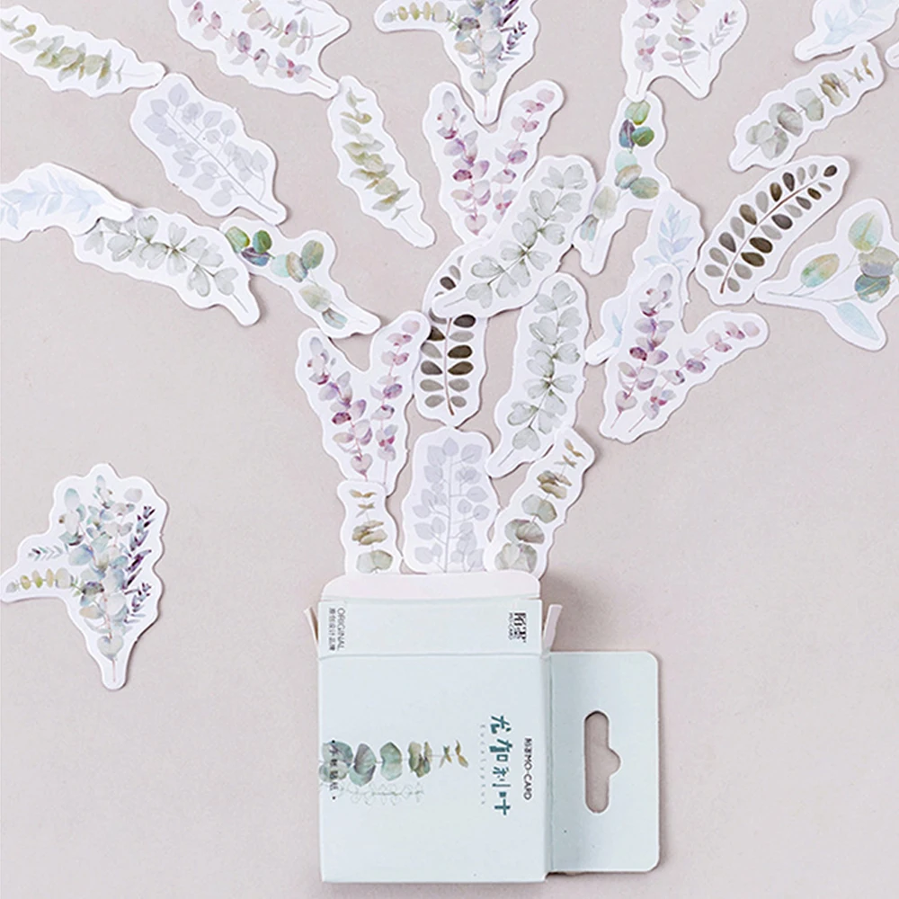 

DIY Fresh Plants Diary Decoration Decals Label Stickers Sealer Sticker Scrapbooking Decor