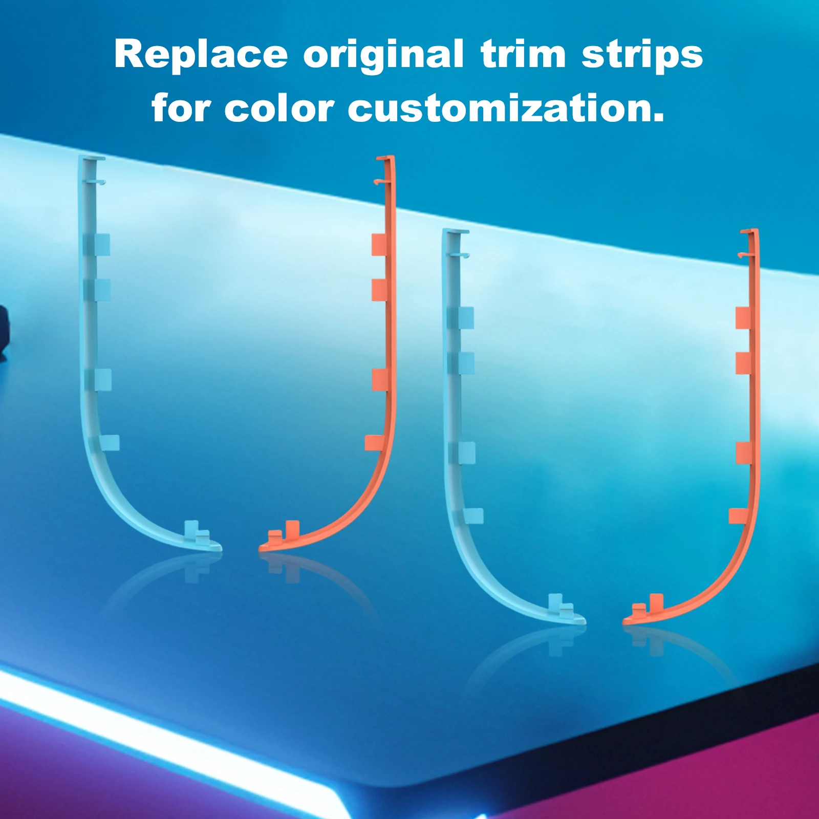 For Switch 2 Joy-Con Decorative Strips Handle Accents Controller Case Side Plate for Nintendo for Switch 2 Gaming Accessories